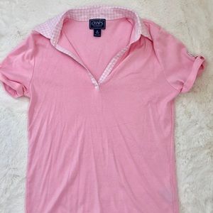 ✨Chaps Preppy Pink Polo Shirt